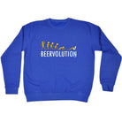 Alcohol Beervolution Beer Evolution - Funny Novelty Sweatshirt - 123t Australia | Funny T-Shirts Mugs Novelty Gifts