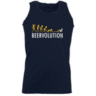 Alcohol Beervolution Beer Evolution - Funny Novelty Vest Singlet Unisex Tank Top - 123t Australia | Funny T-Shirts Mugs Novelty Gifts