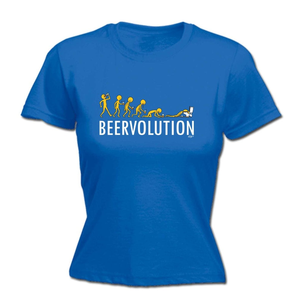 Alcohol Beervolution Beer Evolution - Funny Novelty Womens T-Shirt T Shirt Tshirt - 123t Australia | Funny T-Shirts Mugs Novelty Gifts