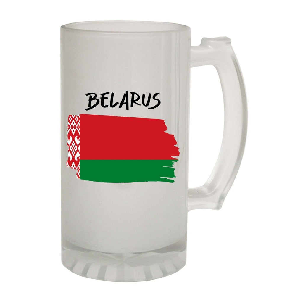 Alcohol Belarus Country Flag Nationality - Beer Stein - 123t Australia | Funny T-Shirts Mugs Novelty Gifts