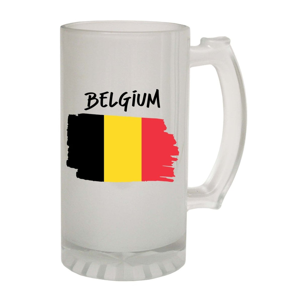 Alcohol Belgium Country Flag Nationality - Beer Stein - 123t Australia | Funny T-Shirts Mugs Novelty Gifts