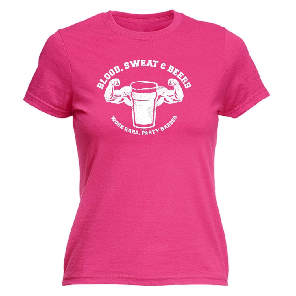 Alcohol Blood Sweat And Beers Gym - Funny Novelty Womens T-Shirt T Shirt Tshirt - 123t Australia | Funny T-Shirts Mugs Novelty Gifts