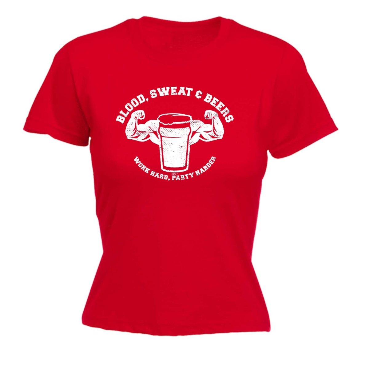 Alcohol Blood Sweat And Beers Gym - Funny Novelty Womens T-Shirt T Shirt Tshirt - 123t Australia | Funny T-Shirts Mugs Novelty Gifts