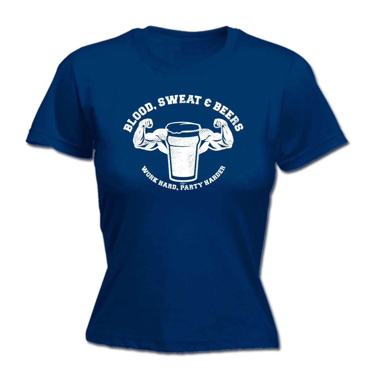 Alcohol Blood Sweat And Beers Gym - Funny Novelty Womens T-Shirt T Shirt Tshirt - 123t Australia | Funny T-Shirts Mugs Novelty Gifts