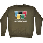 Alcohol Brazilian Drinking Team Glasses - Funny Novelty Sweatshirt - 123t Australia | Funny T-Shirts Mugs Novelty Gifts