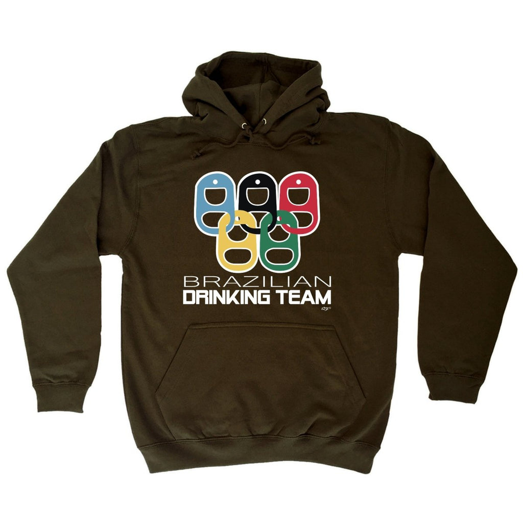 Alcohol Brazilian Drinking Team Rings - Funny Novelty Hoodies Hoodie - 123t Australia | Funny T-Shirts Mugs Novelty Gifts