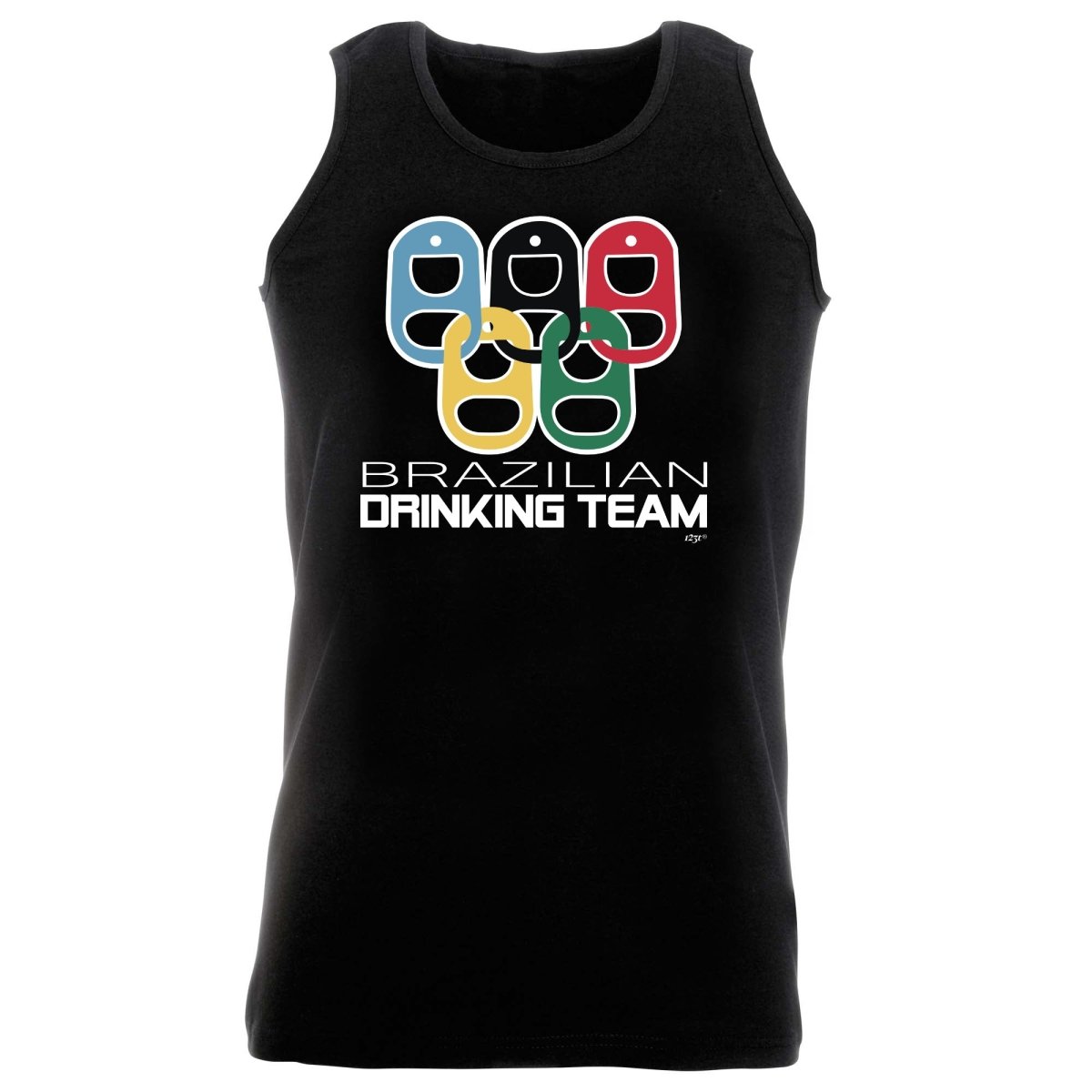 Alcohol Brazilian Drinking Team Rings - Funny Novelty Vest Singlet Unisex Tank Top - 123t Australia | Funny T-Shirts Mugs Novelty Gifts