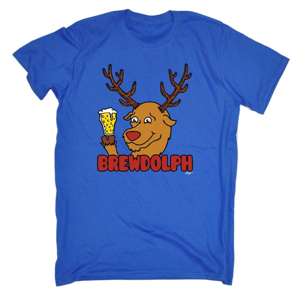 Alcohol Brewdolph Christmas Beer - Mens Funny Novelty T-Shirt TShirt / T Shirt - 123t Australia | Funny T-Shirts Mugs Novelty Gifts