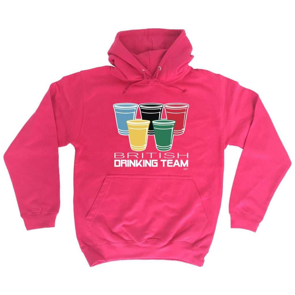 Alcohol British Drinking Team Glasses - Funny Novelty Hoodies Hoodie - 123t Australia | Funny T-Shirts Mugs Novelty Gifts