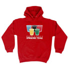 Alcohol British Drinking Team Glasses - Funny Novelty Hoodies Hoodie - 123t Australia | Funny T-Shirts Mugs Novelty Gifts
