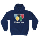Alcohol British Drinking Team Glasses - Funny Novelty Hoodies Hoodie - 123t Australia | Funny T-Shirts Mugs Novelty Gifts