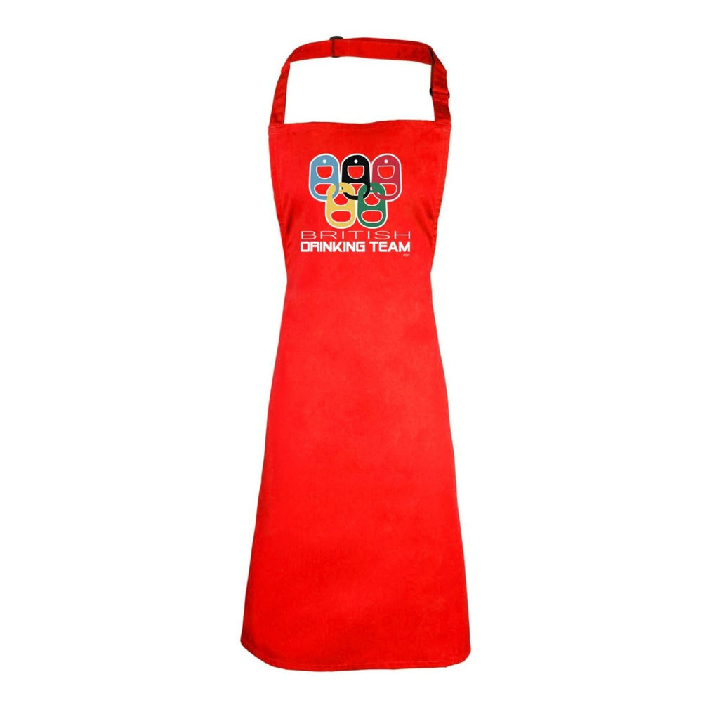 Alcohol British Drinking Team Rings - Funny Novelty Kitchen Adult Apron - 123t Australia | Funny T-Shirts Mugs Novelty Gifts
