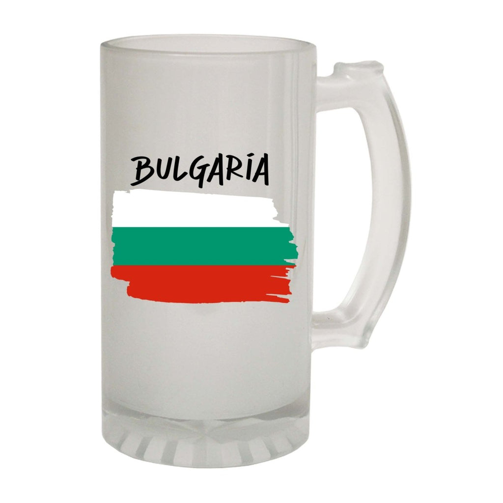 Alcohol Bulgaria Country Flag Nationality - Beer Stein - 123t Australia | Funny T-Shirts Mugs Novelty Gifts