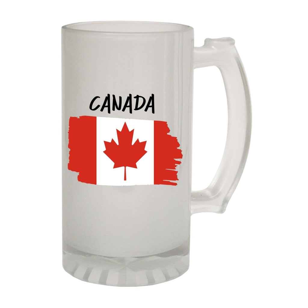 Alcohol Canada Country Flag Nationality - Beer Stein - 123t Australia | Funny T-Shirts Mugs Novelty Gifts