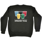 Alcohol Canadian Drinking Team Glasses - Funny Novelty Sweatshirt - 123t Australia | Funny T-Shirts Mugs Novelty Gifts