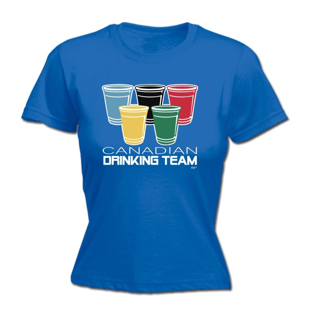 Alcohol Canadian Drinking Team Glasses - Funny Novelty Womens T-Shirt T Shirt Tshirt - 123t Australia | Funny T-Shirts Mugs Novelty Gifts