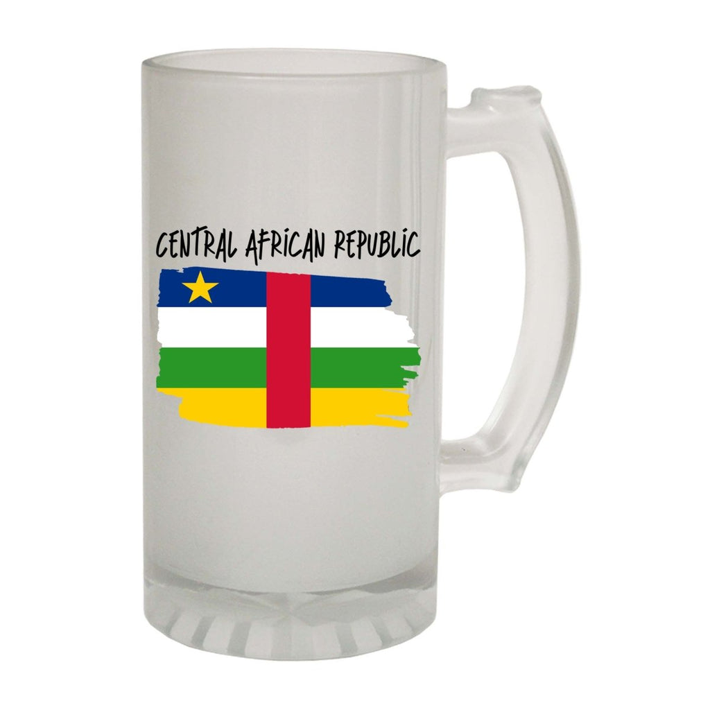 Alcohol Central African Republic Country Flag Nationality - Beer Stein - 123t Australia | Funny T-Shirts Mugs Novelty Gifts
