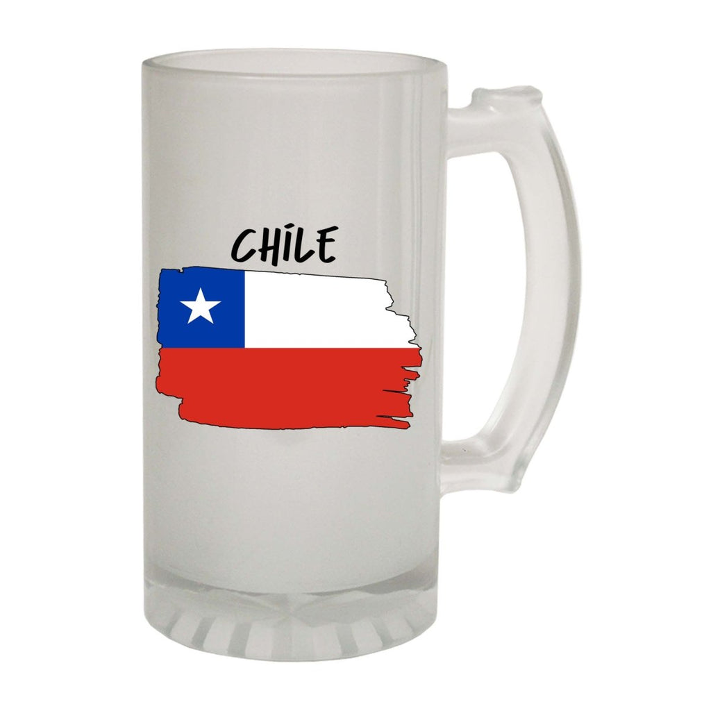 Alcohol Chile Country Flag Nationality - Beer Stein - 123t Australia | Funny T-Shirts Mugs Novelty Gifts