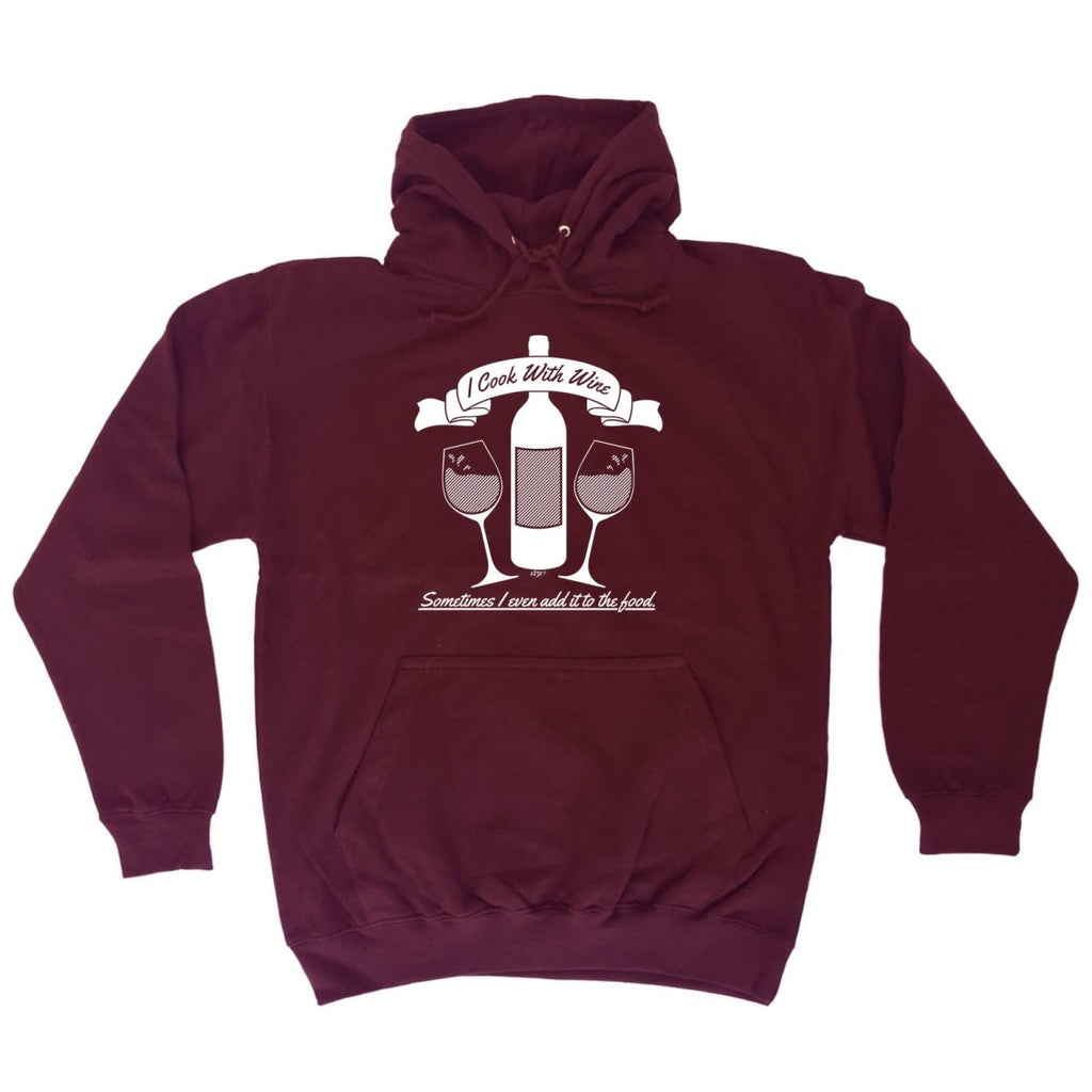 Alcohol Cook With Wine - Funny Novelty Hoodies Hoodie - 123t Australia | Funny T-Shirts Mugs Novelty Gifts