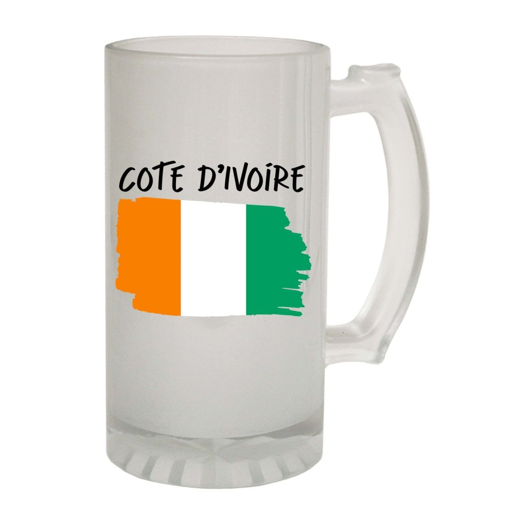 Alcohol Cote Divoire Country Flag Nationality - Beer Stein - 123t Australia | Funny T-Shirts Mugs Novelty Gifts