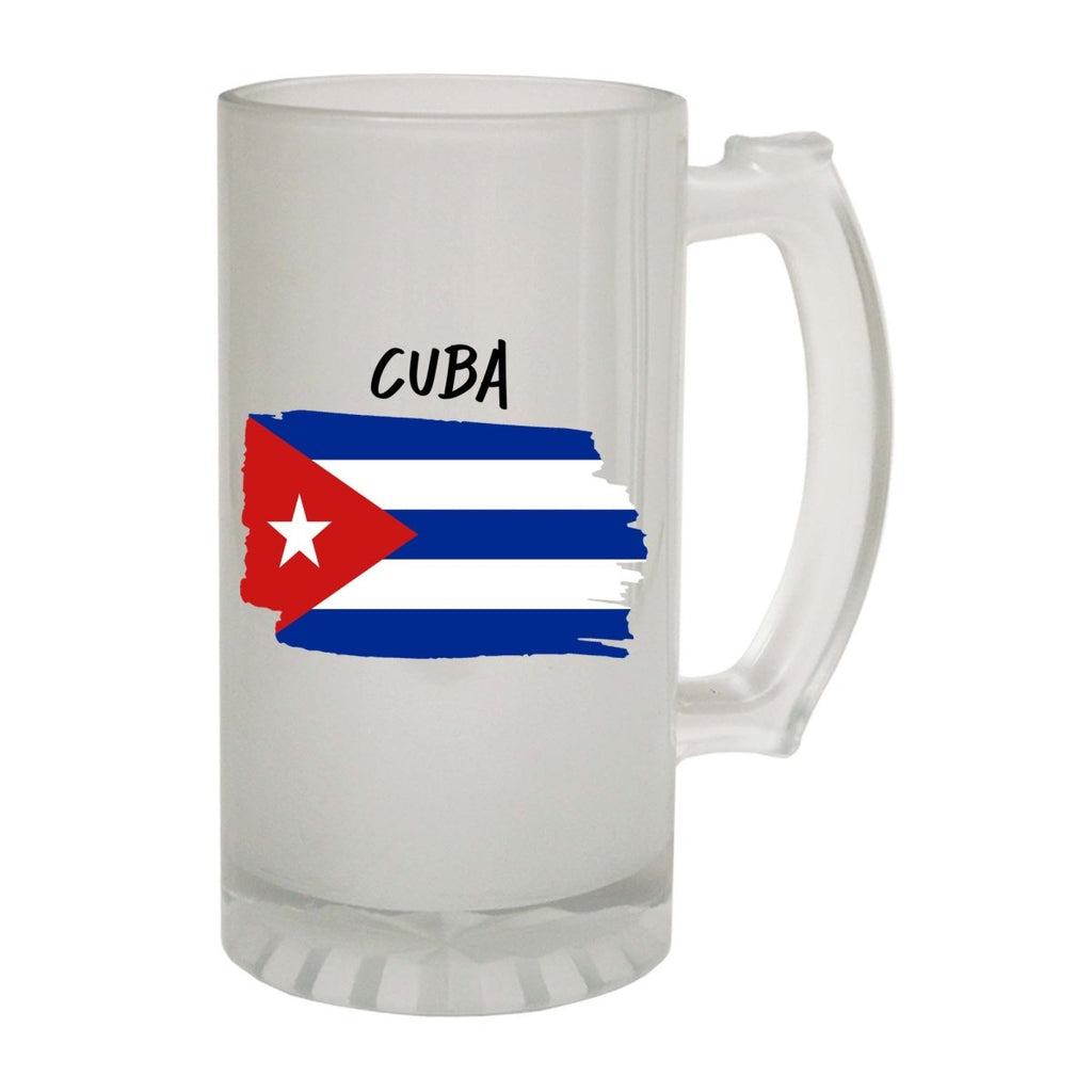 Alcohol Cuba Country Flag Nationality - Beer Stein - 123t Australia | Funny T-Shirts Mugs Novelty Gifts