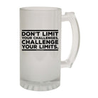 Alcohol Cycling Rltw Dont Limit Your Challenges - Funny Novelty Beer Stein - 123t Australia | Funny T-Shirts Mugs Novelty Gifts