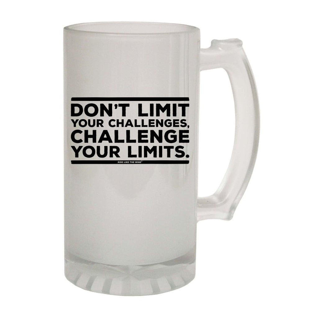 Alcohol Cycling Rltw Dont Limit Your Challenges - Funny Novelty Beer Stein - 123t Australia | Funny T-Shirts Mugs Novelty Gifts