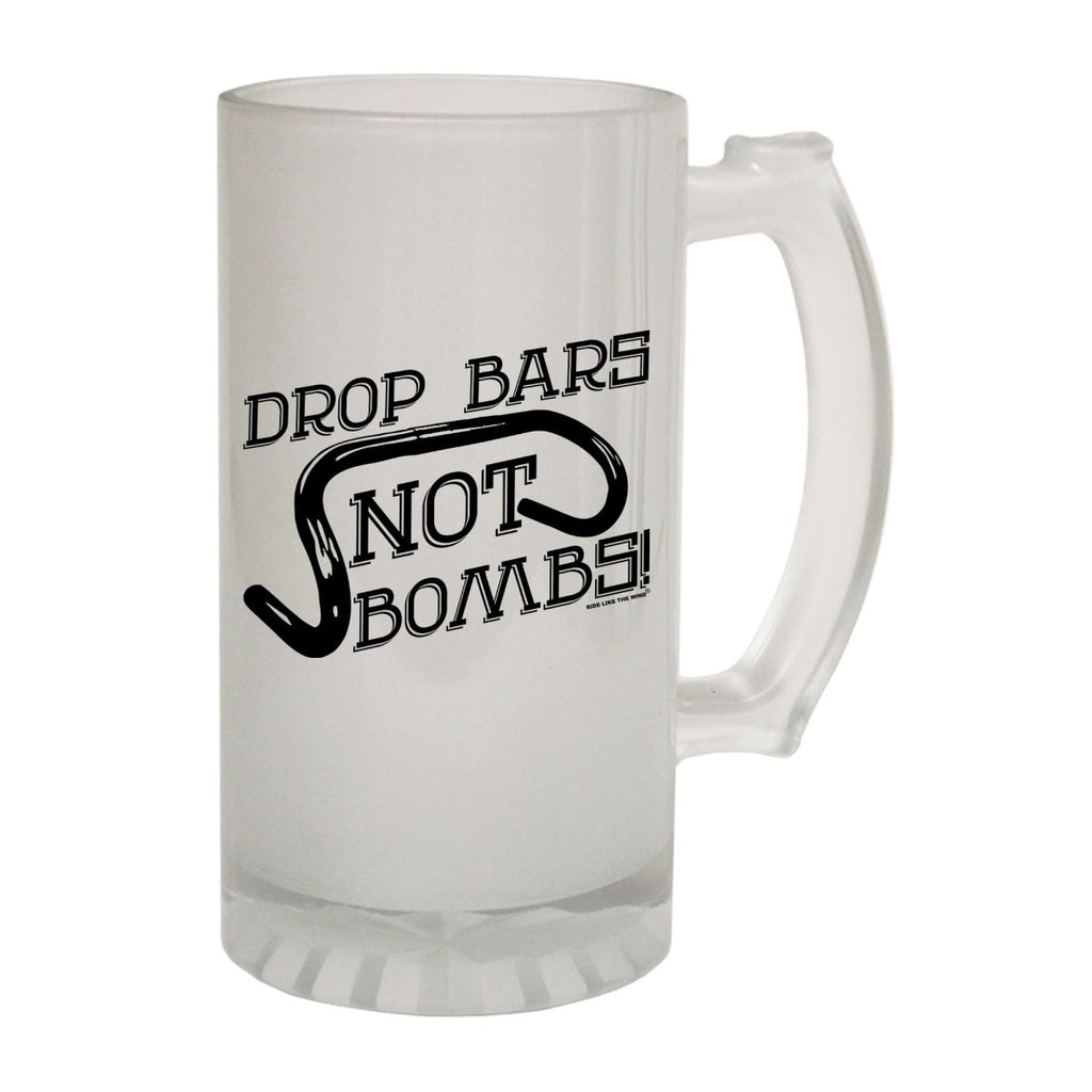 Alcohol Cycling Rltw Drop Bars Not Bombs - Funny Novelty Beer Stein - 123t Australia | Funny T-Shirts Mugs Novelty Gifts