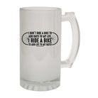 Alcohol Cycling Rltw I Dont Ride To Add Days To My Life - Funny Novelty Beer Stein - 123t Australia | Funny T-Shirts Mugs Novelty Gifts