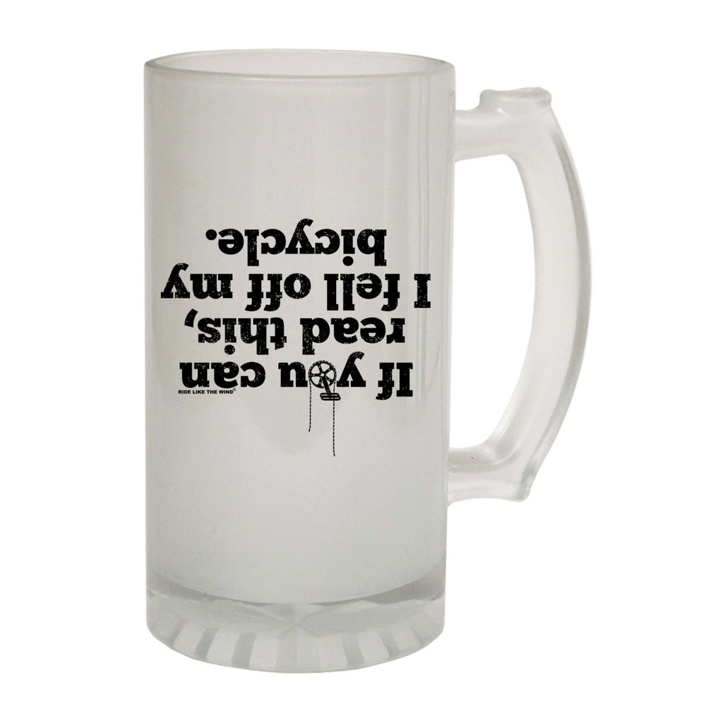 Alcohol Cycling Rltw If You Can Read This Bicycle - Funny Novelty Beer Stein - 123t Australia | Funny T-Shirts Mugs Novelty Gifts