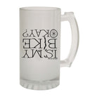 Alcohol Cycling Rltw Is My Bike Okay - Funny Novelty Beer Stein - 123t Australia | Funny T-Shirts Mugs Novelty Gifts