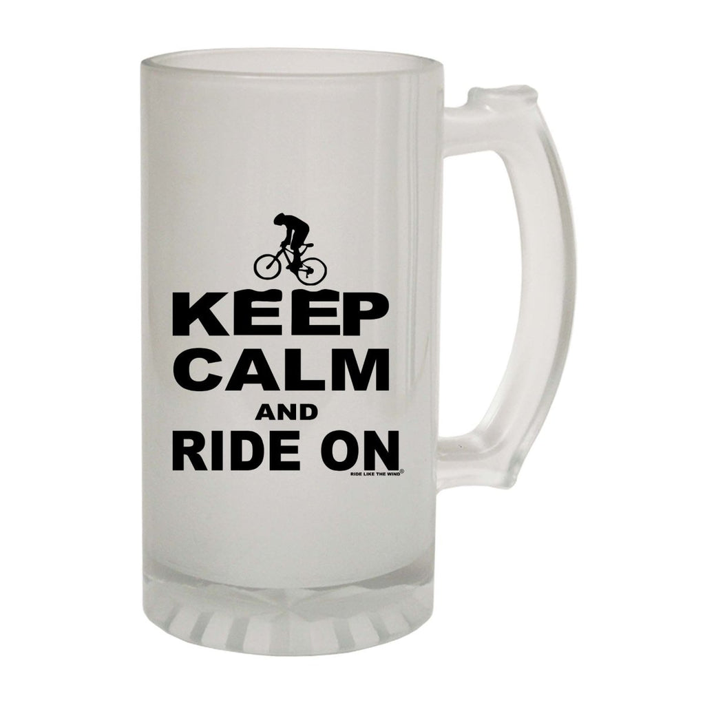 Alcohol Cycling Rltw Keep Calm And Ride On - Funny Novelty Beer Stein - 123t Australia | Funny T-Shirts Mugs Novelty Gifts