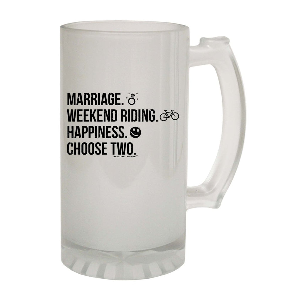Alcohol Cycling Rltw Marriage Weekend Riding Happiness - Funny Novelty Beer Stein - 123t Australia | Funny T-Shirts Mugs Novelty Gifts