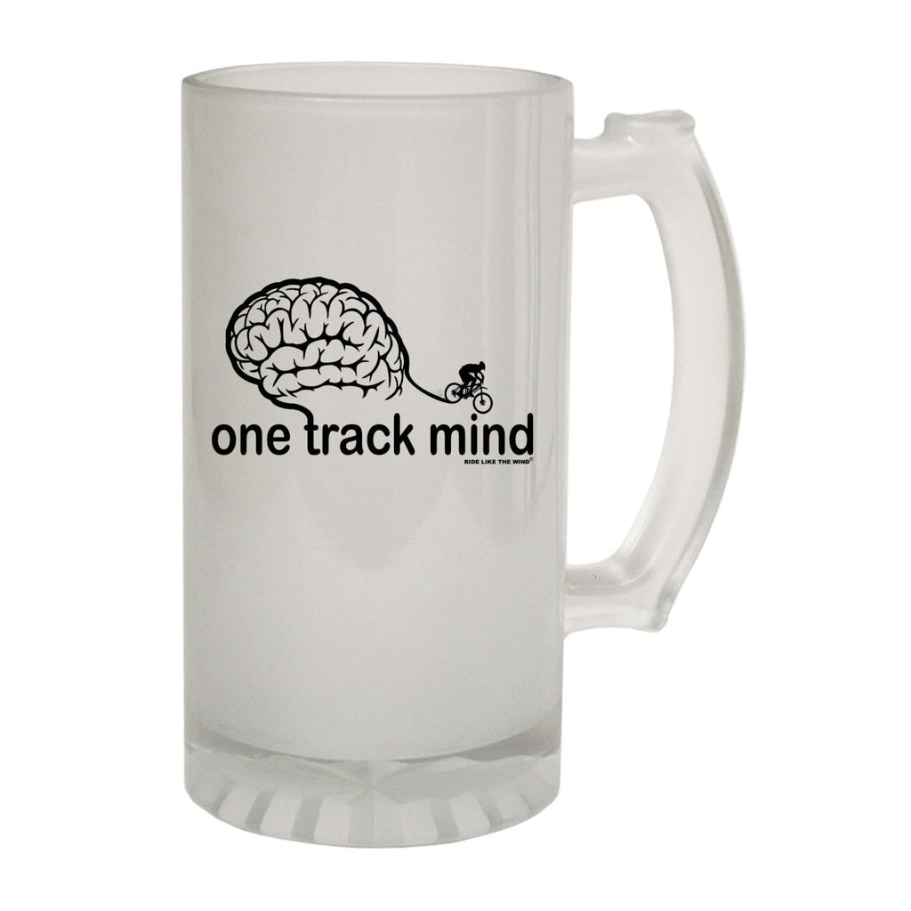 Alcohol Cycling Rltw One Track Mind Bike - Funny Novelty Beer Stein - 123t Australia | Funny T-Shirts Mugs Novelty Gifts