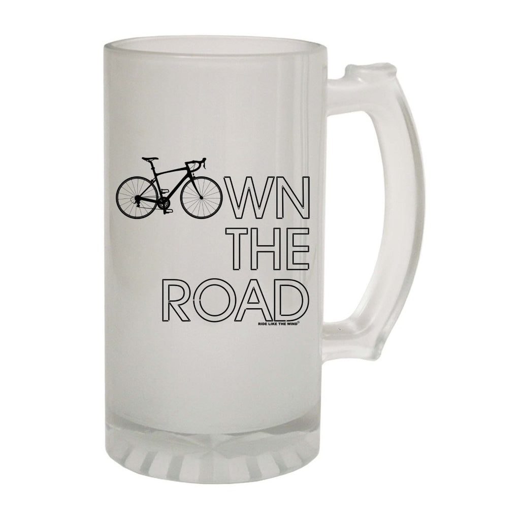 Alcohol Cycling Rltw Own The Road - Funny Novelty Beer Stein - 123t Australia | Funny T-Shirts Mugs Novelty Gifts