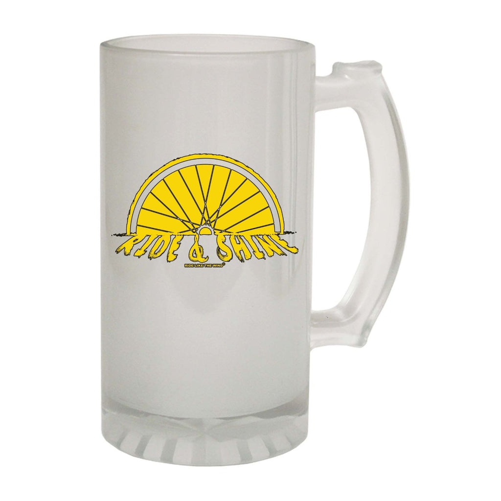 Alcohol Cycling Rltw Ride And Shine - Funny Novelty Beer Stein - 123t Australia | Funny T-Shirts Mugs Novelty Gifts