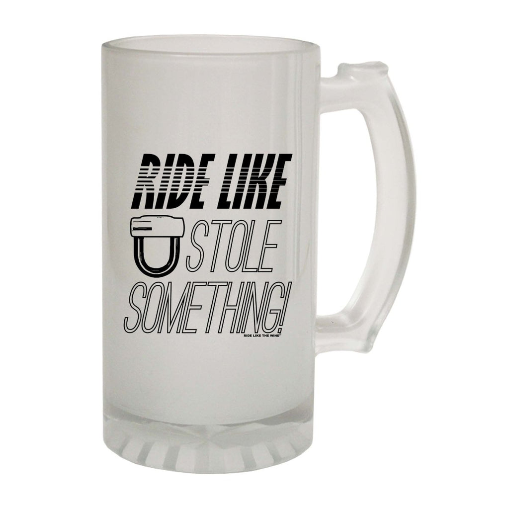 Alcohol Cycling Rltw Ride Like You Stole Something - Funny Novelty Beer Stein - 123t Australia | Funny T-Shirts Mugs Novelty Gifts