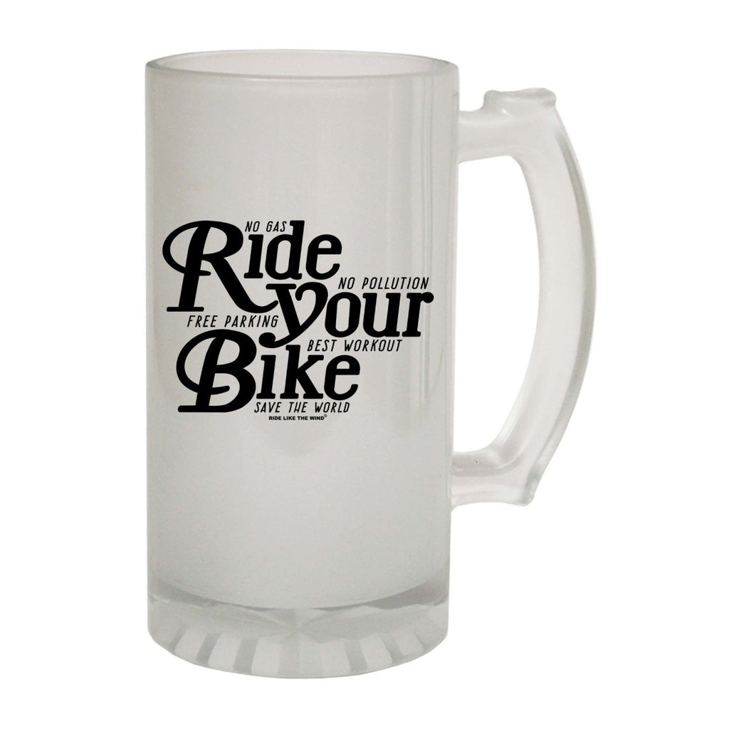 Alcohol Cycling Rltw Ride Your Bike - Funny Novelty Beer Stein - 123t Australia | Funny T-Shirts Mugs Novelty Gifts