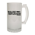 Alcohol Cycling Rltw Rules Where I Am Riding - Funny Novelty Beer Stein - 123t Australia | Funny T-Shirts Mugs Novelty Gifts