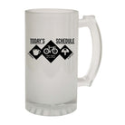 Alcohol Cycling Rltw Todays Schedule - Funny Novelty Beer Stein - 123t Australia | Funny T-Shirts Mugs Novelty Gifts