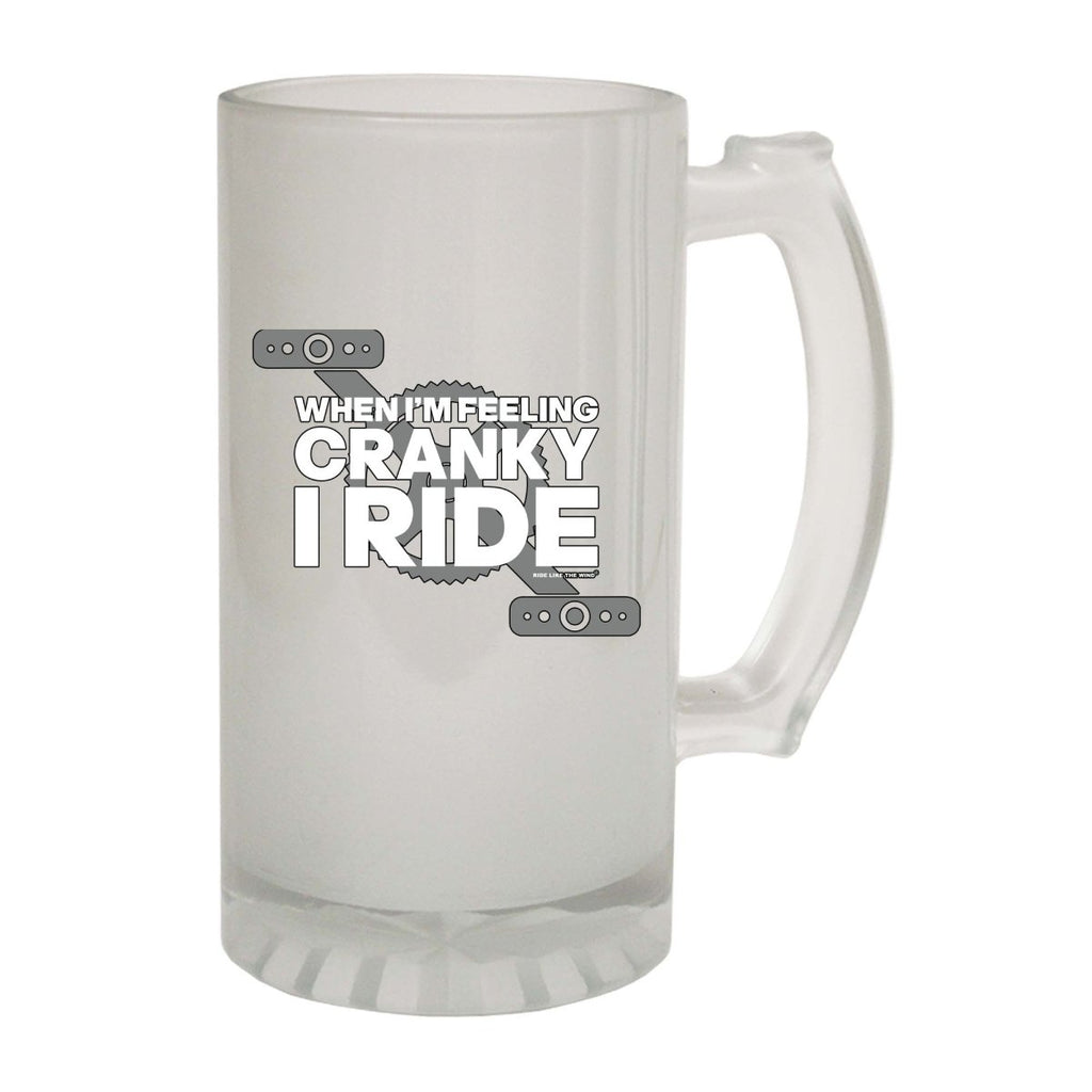 Alcohol Cycling Rltw When Im Feeling Cranky - Funny Novelty Beer Stein - 123t Australia | Funny T-Shirts Mugs Novelty Gifts
