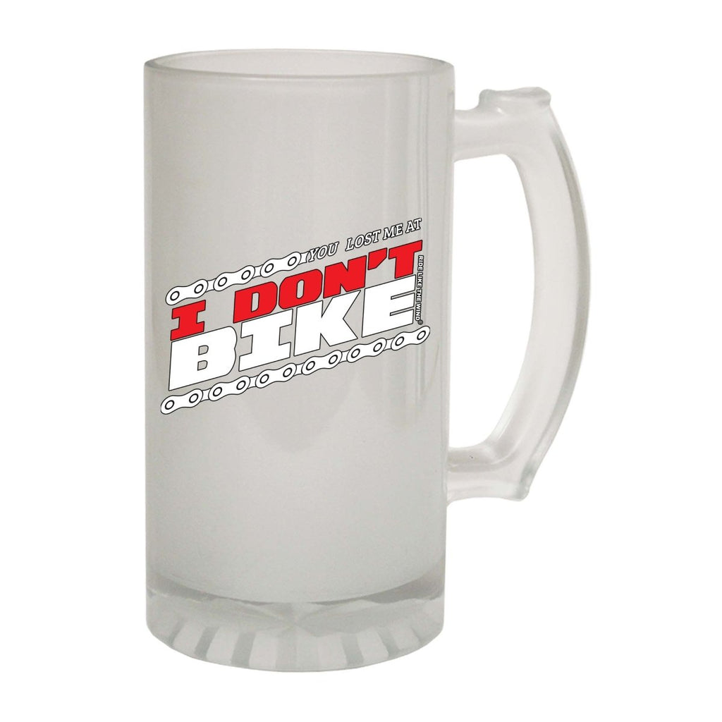 Alcohol Cycling Rltw You Lost Me At I Dont Bike - Funny Novelty Beer Stein - 123t Australia | Funny T-Shirts Mugs Novelty Gifts