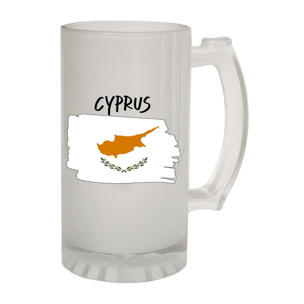 Alcohol Cyprus Country Flag Nationality - Beer Stein - 123t Australia | Funny T-Shirts Mugs Novelty Gifts
