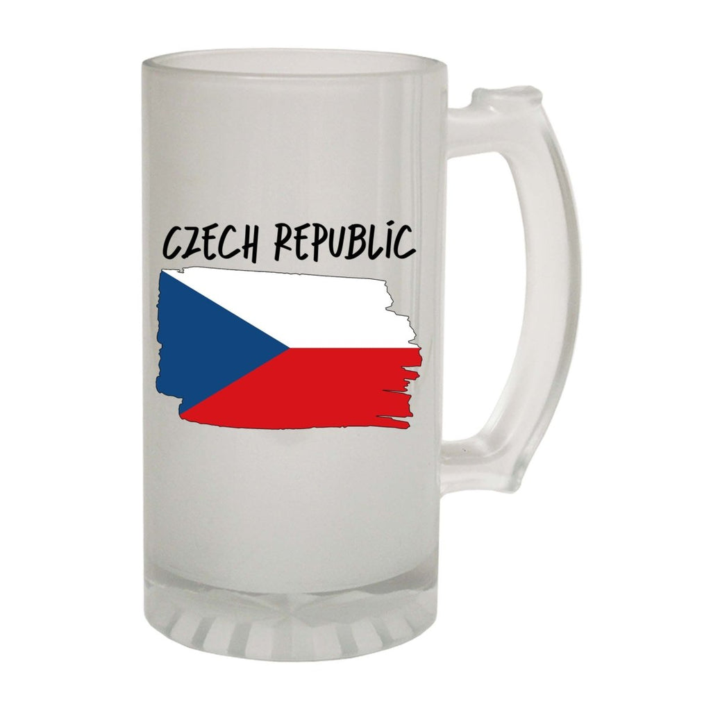Alcohol Czech Republic Country Flag Nationality - Beer Stein - 123t Australia | Funny T-Shirts Mugs Novelty Gifts