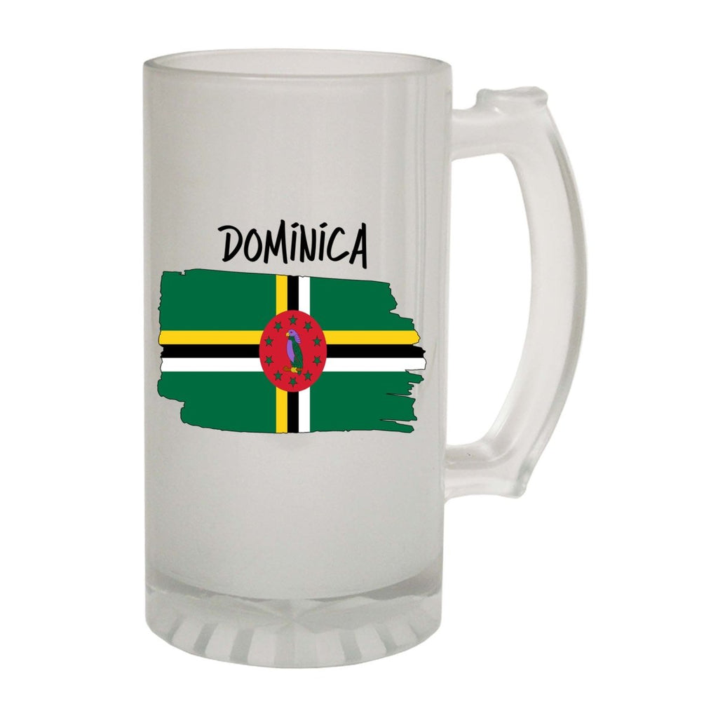 Alcohol Dominica Country Flag Nationality - Beer Stein - 123t Australia | Funny T-Shirts Mugs Novelty Gifts