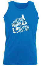 Alcohol Dont Always Drink After Work - Funny Novelty Vest Singlet Unisex Tank Top - 123t Australia | Funny T-Shirts Mugs Novelty Gifts