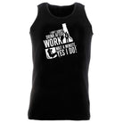 Alcohol Dont Always Drink After Work - Funny Novelty Vest Singlet Unisex Tank Top - 123t Australia | Funny T-Shirts Mugs Novelty Gifts