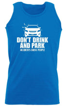 Alcohol Dont Drink And Park - Funny Novelty Vest Singlet Unisex Tank Top - 123t Australia | Funny T-Shirts Mugs Novelty Gifts