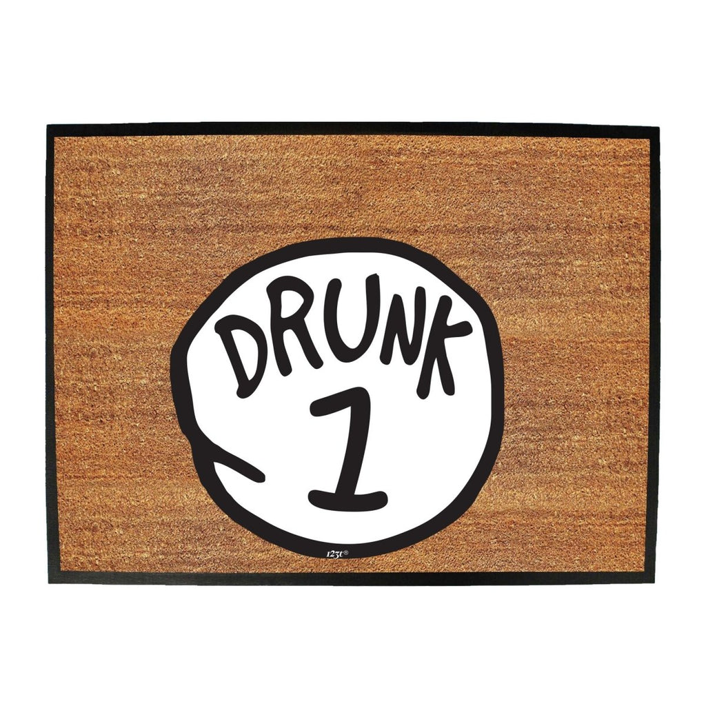 Alcohol Drunk 1 - Funny Novelty Doormat Man Cave Floor mat - 123t Australia | Funny T-Shirts Mugs Novelty Gifts