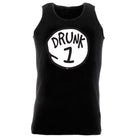 Alcohol Drunk 1 - Funny Novelty Vest Singlet Unisex Tank Top - 123t Australia | Funny T-Shirts Mugs Novelty Gifts